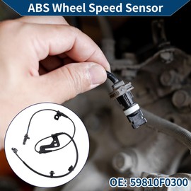Hihaha ABS Wheel Speed Sensor Front Left ABS Sensor Anti-lock Braking System Sensor No.59810F0300 for Hyundai Elantra 2017-2020