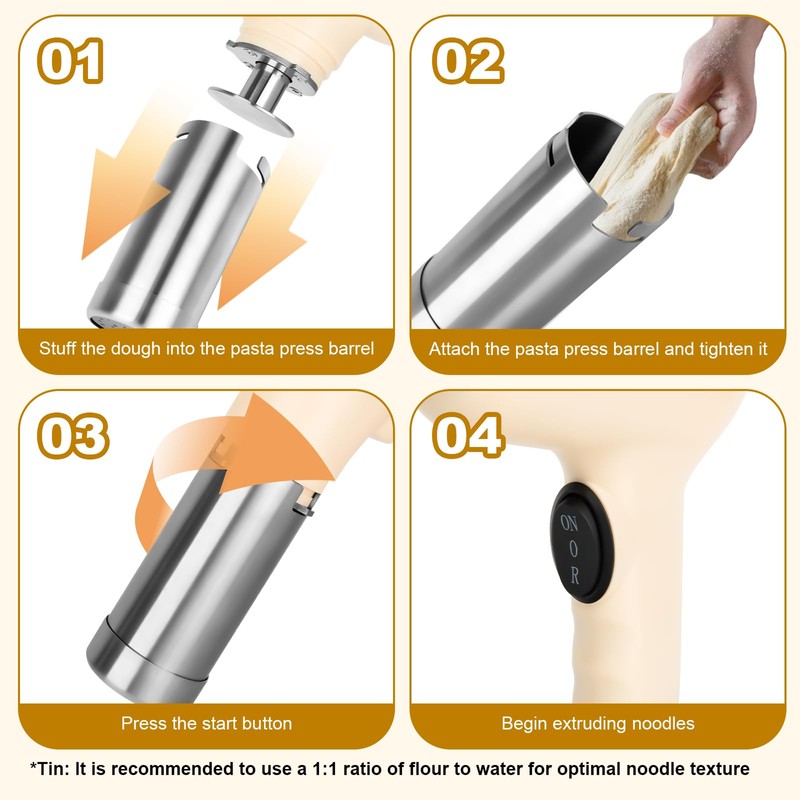 Electric Pasta Maker Machine Noodle Maker - Automatic Spaghetti Maker