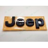 Grand Cherokee 2PC Gloss Black Front Rear Jeep Emblems Badge