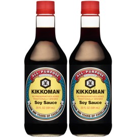 Kikkoman Soy Sauce 20 Oz (Pack of 2)