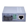 2 Pcs Ethernet Converter Single Mode Single Core RJ45 Gigabit