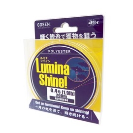 GOSEN GL198Y04 Ester Line Luminous Shine 656.2 ft (200 m), No. 0.4, 1.9 lb, Yellow