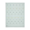 LÄSSIG Baby’s Knitted Blanket - 100% Organic Cotton, GOTS-Certified mint