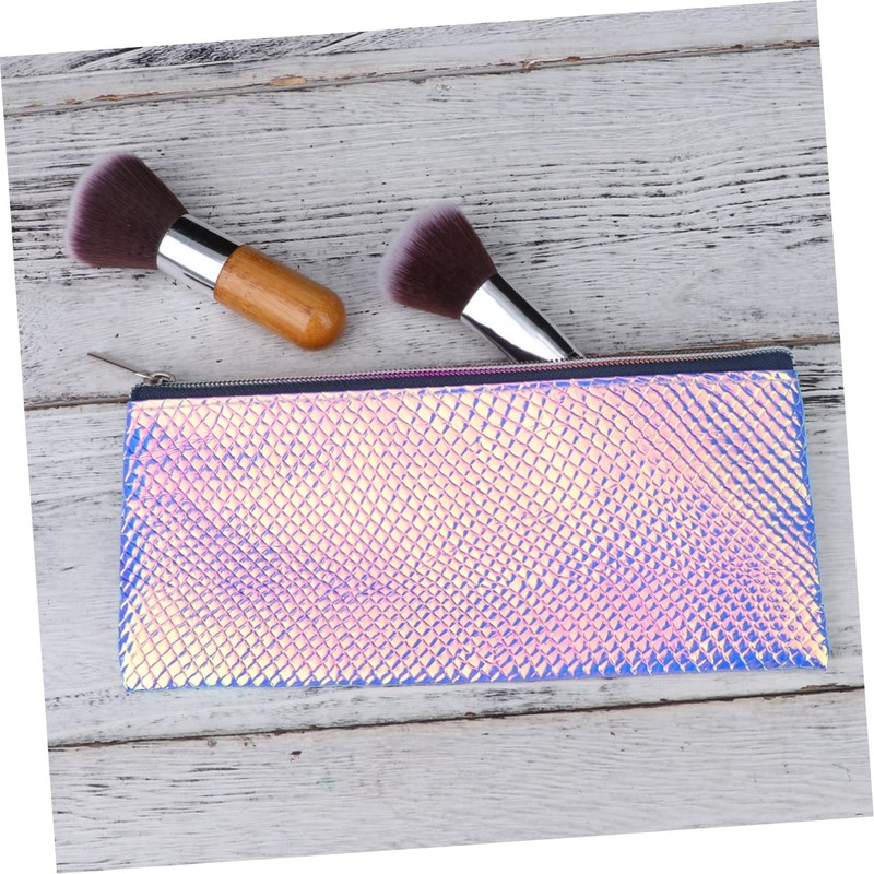 FOMIYES Fish Scale Sequin Makeup Bag Toiletry Bag Travel Tote