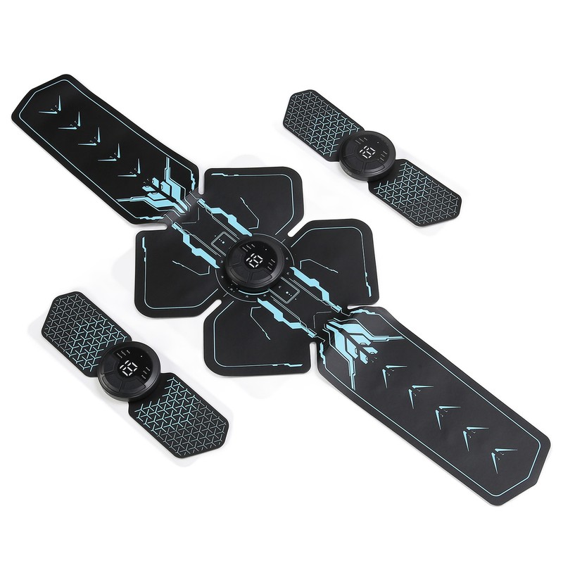 EMS Wireless Muscle Stimulator Unisex Abdominal Toner for Abdomen Back