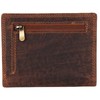 Manza Men's Wallet Portrait Format Cowhide Leather Wallet Genuine Leather