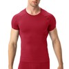 Men's Compression Shirts 1/2 Pack, Workout Tops Short Sleeve Athletic