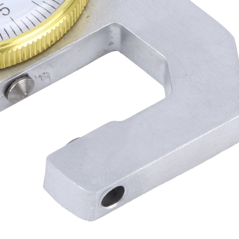 Thickness Gauge Round Dial Accuracy Measuring Tool Flat Pointed Head
