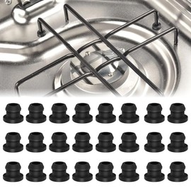 ZORTVUL Pack of 24 Pot Carrier Rubbers Caravan Hob Accessories Rubber Stoppers Gas Stove Motorhome Compatible Rubber Stoppers Protective Rubber Guides for Motorhome Cookers Compatible with 5 mm Rod SC
