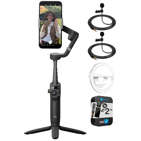 DJI CP.OS.00000213.01 Osmo Mobile 6 Smartphone Gimbal Stabilizer Bundle with