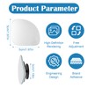 2 Pack Side Mirror Blindspot, High Defin Glass Frameless Convex
