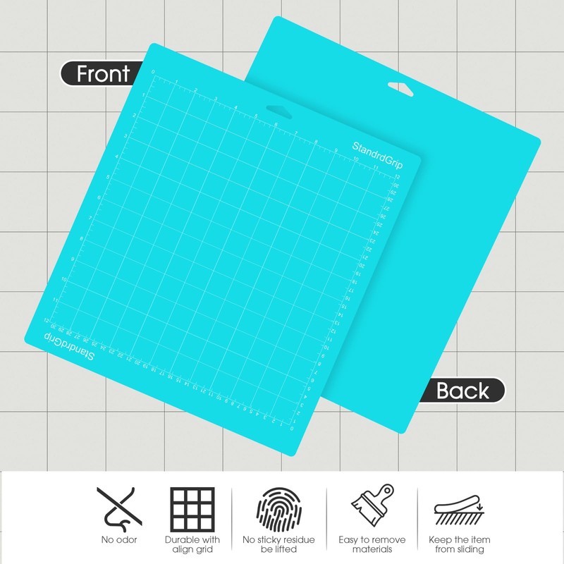 TIECHI 12x12 Cutting Mat for Cricut Maker 3/Maker/Explore 3/Air 2/Air/One