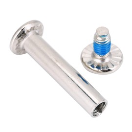 Alomejor 10pcs Inline Skating Screw Inline Skate Wheel Screw Replacement Skates Wheel Axles Hardware(36mm)