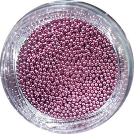 Nail Ssen Nail Art Metallic Color Ball Charm 0.9MM L/PURPLE / 네일쎈 네일아트 메탈칼라 볼참 0.9MM L/PURPLE
