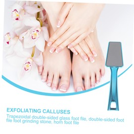 FRCOLOR 1pc Double Sided Foot File Callus Exfoliator for Smoothing Skin Professional and Home Use Sky- for Hard Skin Removal and Foot Care