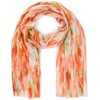 styleBREAKER 01016222 Women's Scarf with Colourful Stripes Colour Gradient Pattern