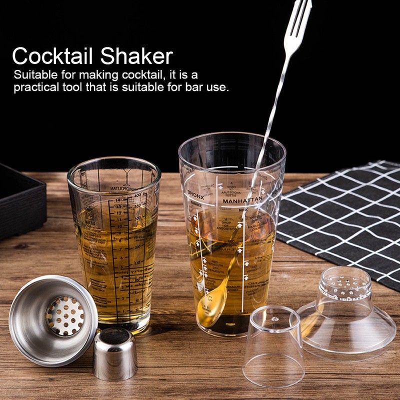 Cocktail Shaker Drink Mixer Mixing Shaking Tool Bartender Bar Accessories