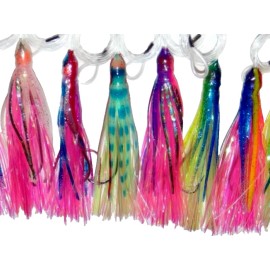 Extreme Fishing 5 Pc Custom Saltwater Offshore Fishing Trolling Lure Mahi,ONO,Tuna,