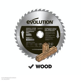 Evolution Power Tools Power Tools Wood Carbide-Tipped Blade, 255 mm