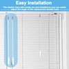 2 Pieces White Fiberglass Blind Wand, 17 Inch Vertical Blinds