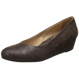 French Sole FS/NY Women's Gumdrop Wedge Pump, Brown Cartizze, 10 M US