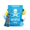 REVENGE BLK FLG Deep Blue Energy Stick Packs Blue Raspberry