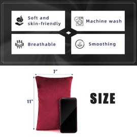 Tiny Pillow, 11''*7'' Small Pillow for Travel, Pets, Mini Pillows Support for Neck, Wrist, Knee, Travel Pillow and Small Decorative Pillow