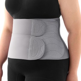 Momcozy Ergowrap Postpartum Belly Band, 3D Abdomen Lifting & Ergonomic Back Support Abdominal Binder, Seamless & Invisible Wrap Shapewear for Postpartum C-Section Recovery, Daily Wear, Exercise