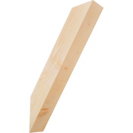 Ekena Millwork BRC06X24X36TRA00RDF 6"W x 24"D x 36"H Traditional Rough Sawn Knee Brace, Douglas Fir