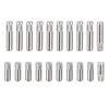 sourcing map 304 Stainless Steel Dowel Pins, 20Pcs 2.1x2mm and
