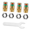 SUPVOX 3sets Tire Pressure Warning Caps Pressure Measurement for Enhanced