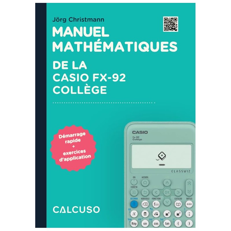 Calcuso Casio fx-92 Collège Standard Pack Red with Calculator (French)