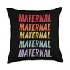 Maternal Throw Pillow