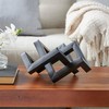 Deco 79 Metal Geometric Decorative Sculpture Abstract Shaped Home Decor