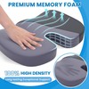 TushGuard Seat Cushion for Office Chair Memory Foam Non-Slip Cushion