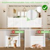 Reinforced 120 Inch Extra Long Retractable Baby & Dog Gate