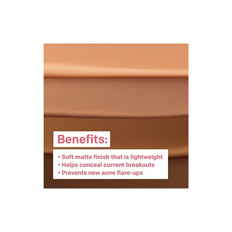 Almay Clear Complexion Foundation, Cappuccino, 1 fl. oz. acne treatment