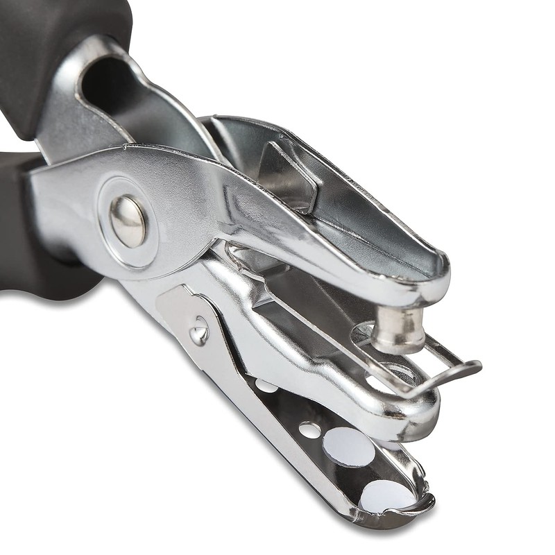 Staples Premium 1‑Hole Punch, 5‑Sheet Capacity – Metal Single‑Hole Punch