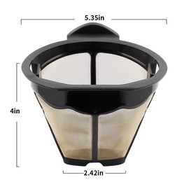 Anbige Replacement Parts Cone Reusable Coffee Permanent Filters, Compatible with Ninja Coffee Maker CM300, CP300, CP307