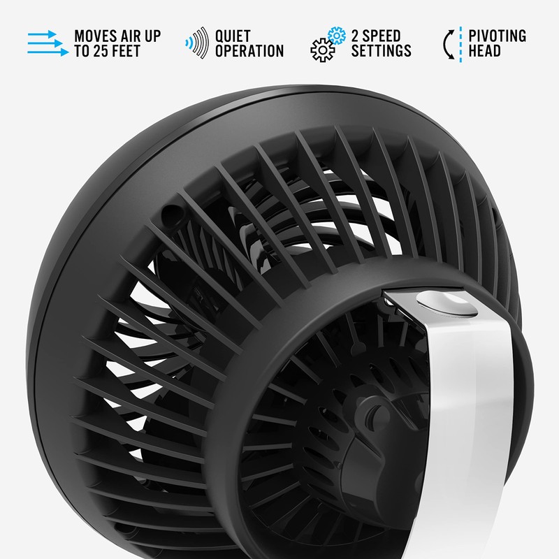 Vornado 160 Personal Air Circulator, Small Fan for Dorm, Desk,