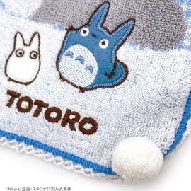 Marushin 1005053500 Mini Towel, Hand Towel, Handkerchief, My Neighbor Totoro, Snow Play, 100% Cotton, Organic Cotton, Antibacterial, Odor Resistant, Present, Gift, Birthday