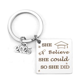 Graduation Gifts for Her Him, Inspirational Gifts for Women, Graduation Keyring, Class of 2025 Student Graduation Gifts, Graduation Presents, School Leavers Gifts, Graduation Gift for Daughter Friends