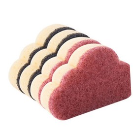 OHPHCALL Practical Kitchen Cleaning Sponge Set 12pcs Cloud Shaped Sponge Home Non-Slip