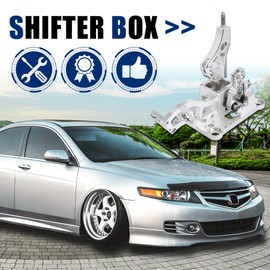 X AUTOHAUX Shifter Box Set Aluminum for Acura RSX Type S 2002-2006 for K-Series for Honda Civic 2001-2005 EM2 ES Coupe Sedan