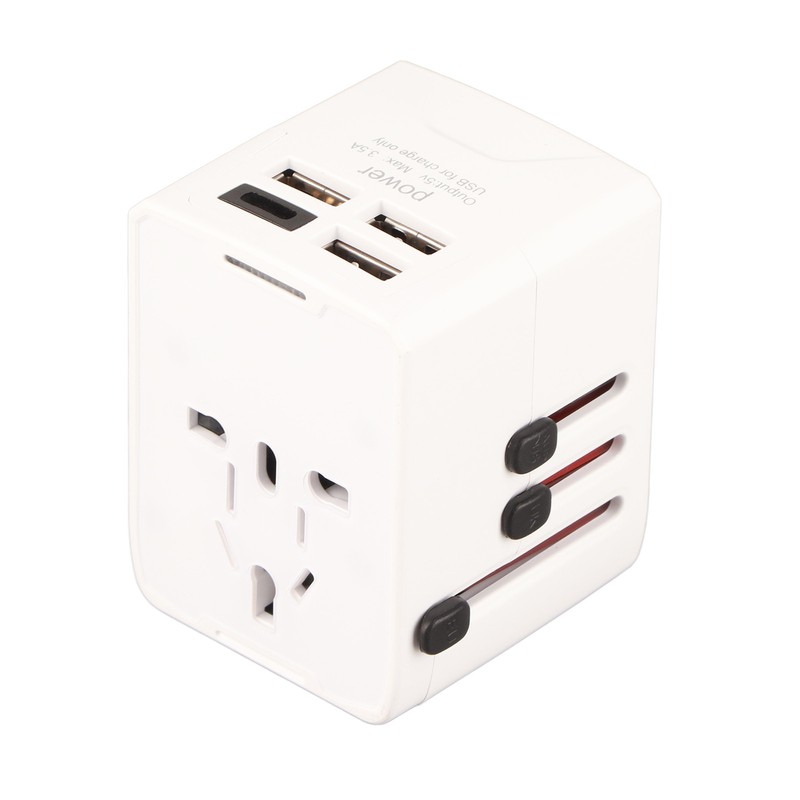 Universal Travel Adapter International Plug Power Converter Multi Outlets