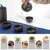 HOMEE Portable Chinese Tea Set,Gongfu Kung Fu Tea Set,Portable All