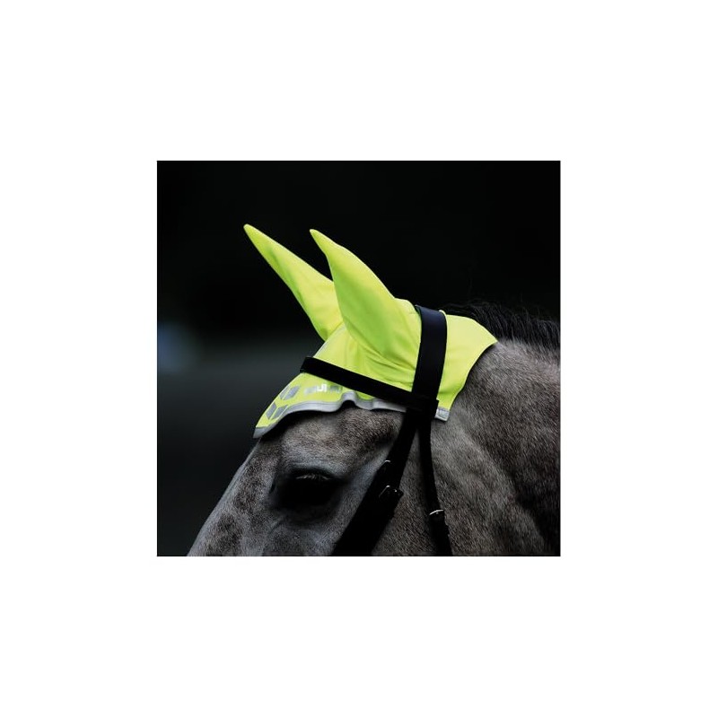 Shires Equi-Flector Horse/Pony Fly Veil in Reflective Yellow Full, Yellow