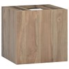 Benicabaly Elegant Wall-Mounted Bathroom Cabinet for Organized Serenity, Solid Teak