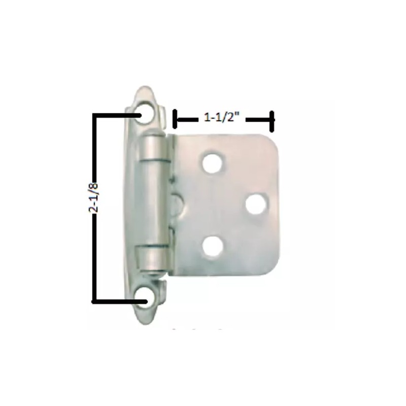 H2Brands Model # 98292 1 Pair (2) SELF CLOSING HINGES