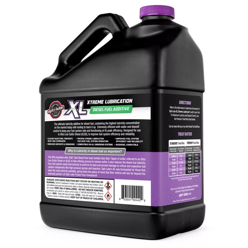 Opti-Lube XL Xtreme Lubricant Diesel Fuel Additive: 1 Gallon with